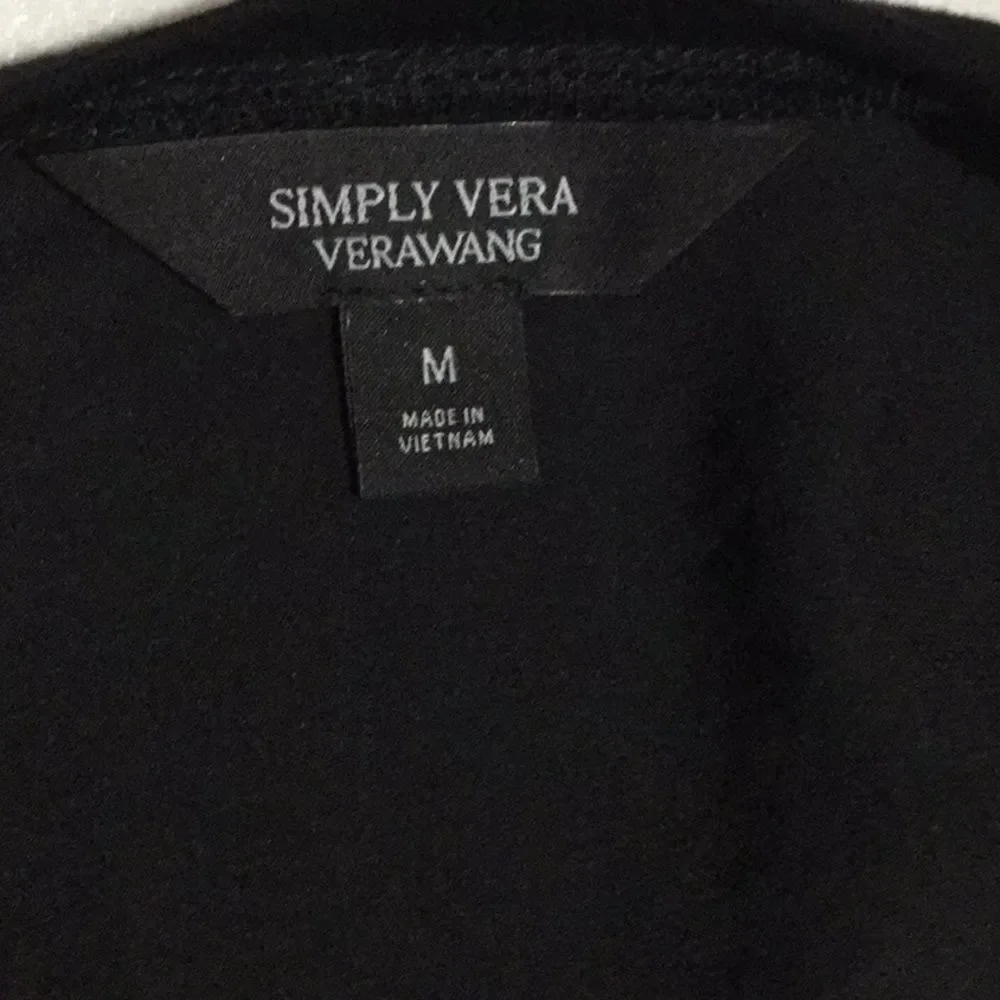 Simply Vera Vera Wang Black Dress w/ Pockets - Picture 5 of 7